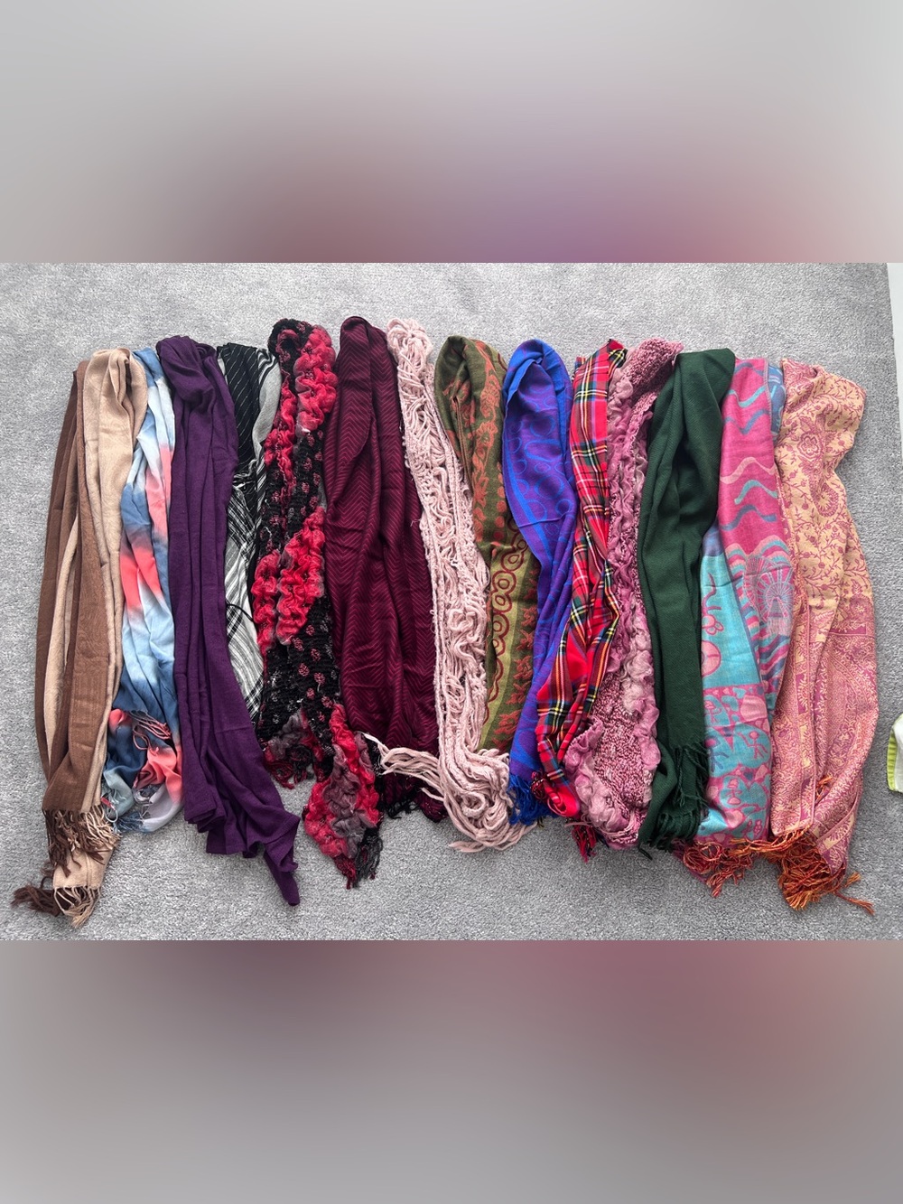 Mixed Scarf Lot - 14 total
